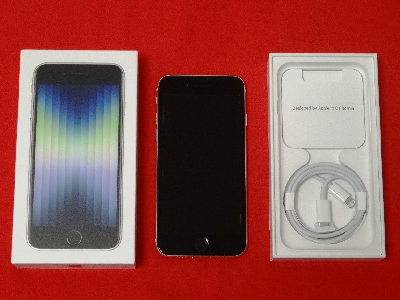 ムスビー｜iPhone SE3 64GB スターライト SIMフリー バッテリー91