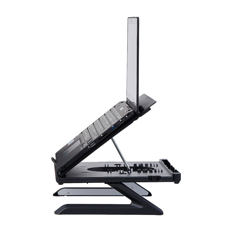 エレコム 折りたたみノートPCスタンド（8段階・脚付） PCA-LTSH8BKを