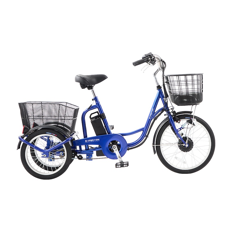 ミムゴ e-parton電動アシスト三輪自転車 BEPN20SBをレビュー！クチコミ