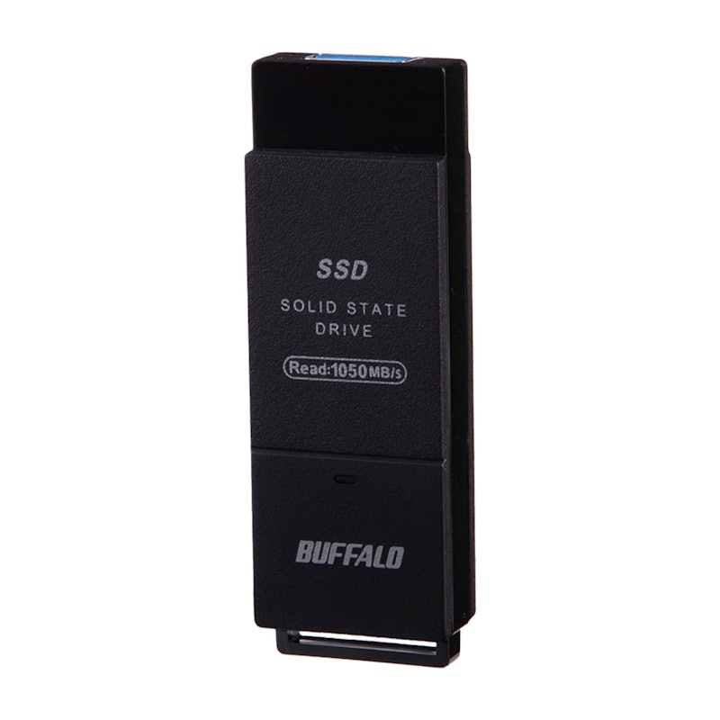 バッファロー BUFFALO 外付けSSD SSD-PUT1.0U3-BKCを検証レビュー！外