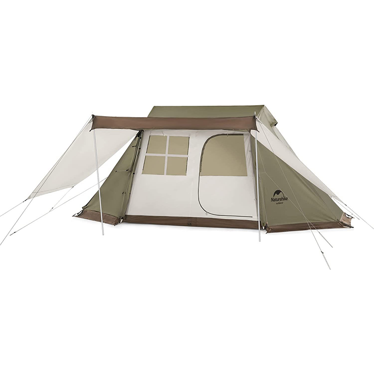 Naturehike Village5.0 ワンタッチ テント 2~4人用 ロッジ型 スカート