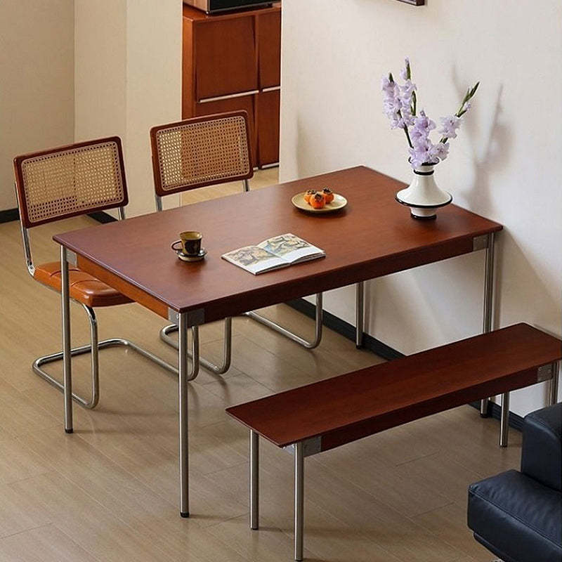 ツゲ材 伸縮式ダイニングテーブル | 機能性とヴィンテージ感を併せ持つ