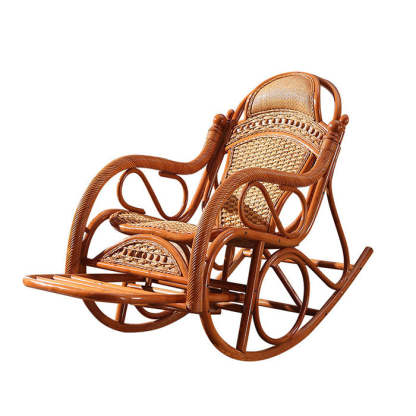クラシックラタン調ロッキングチェア | 快適性と安定感を両立した人間