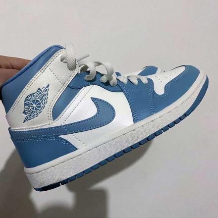 リーク】ナイキ エアジョーダン 1 ミッド ホワイト/ユニバーシティ