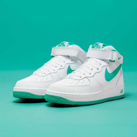 国内7月5日発売予定】 ナイキ エアフォース 1 ミッド ホワイト/クリア