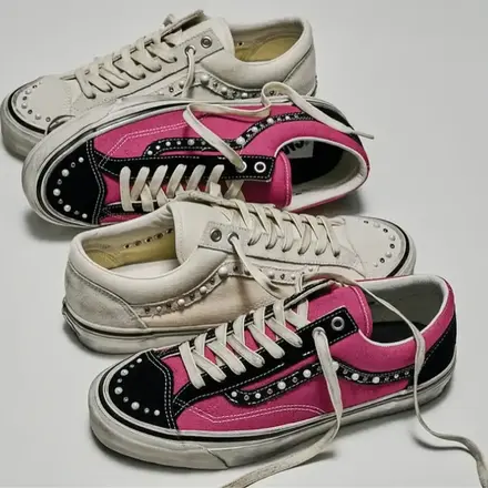 海外10月25日発売予定】ヴァンズ オールドスクール 36 パールライズド