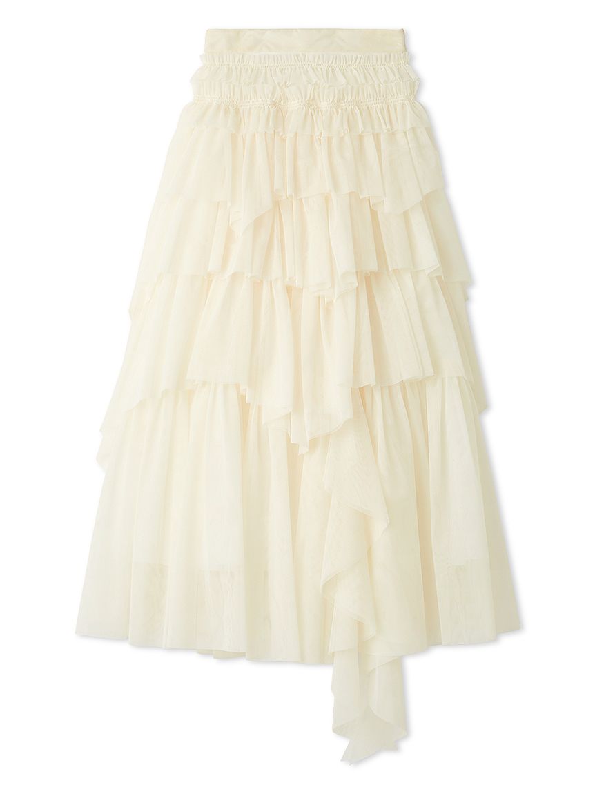 チュールボリュームスカート(ロングスカート)｜スカート｜SNIDEL