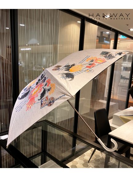 日傘】ハンウェイ (HANWAY) Pウーリーサテン Rainydaysneverstay