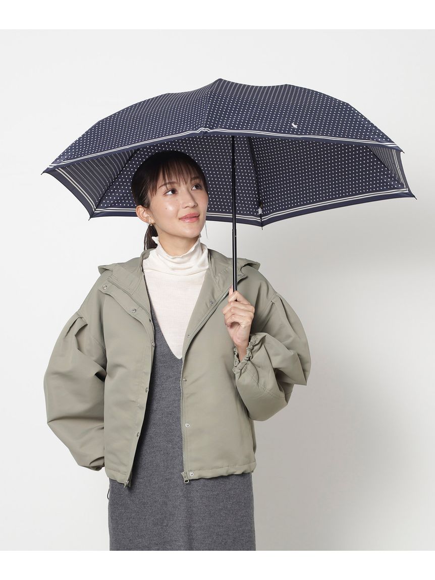 折りたたみ雨傘】ポロ ラルフ ローレン（POLO RALPH LAUREN）ドット