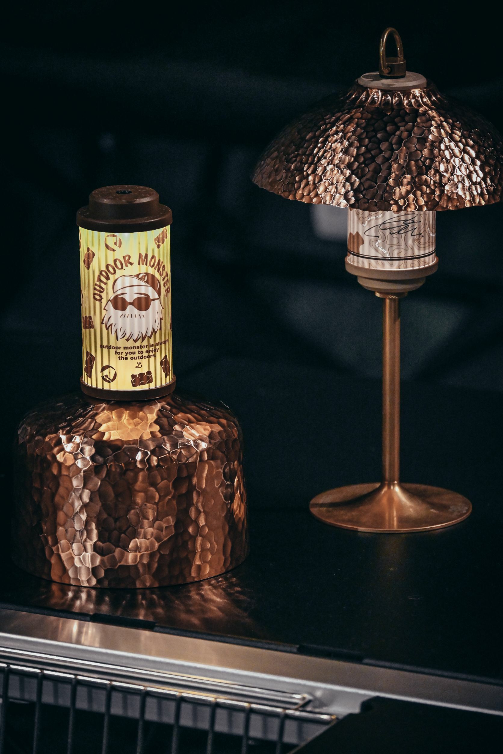 Neru Design｜Cooper GZ shade｜紅銅錘紋燈罩