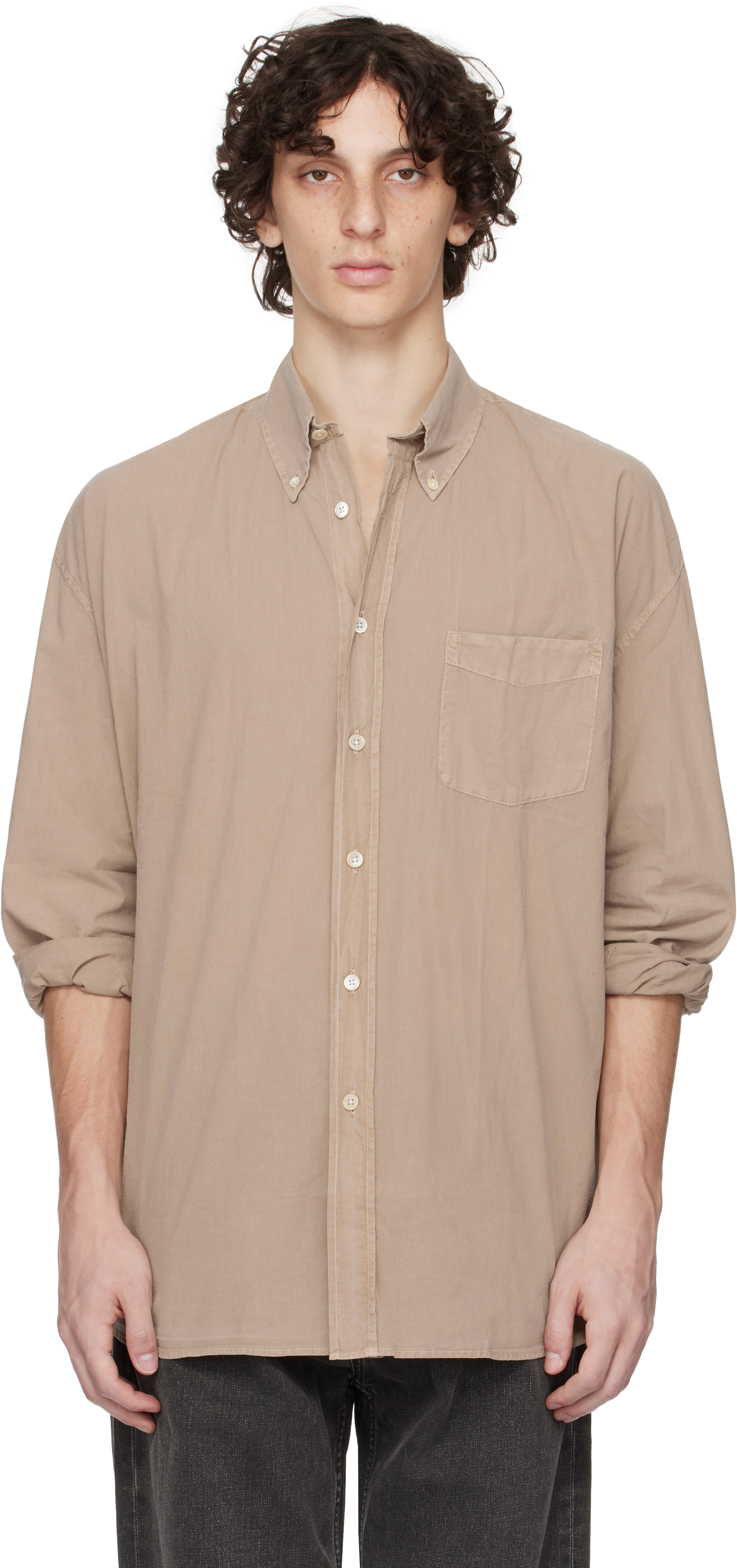 OUR LEGACYのピンク Borrowed BD シャツがセール中