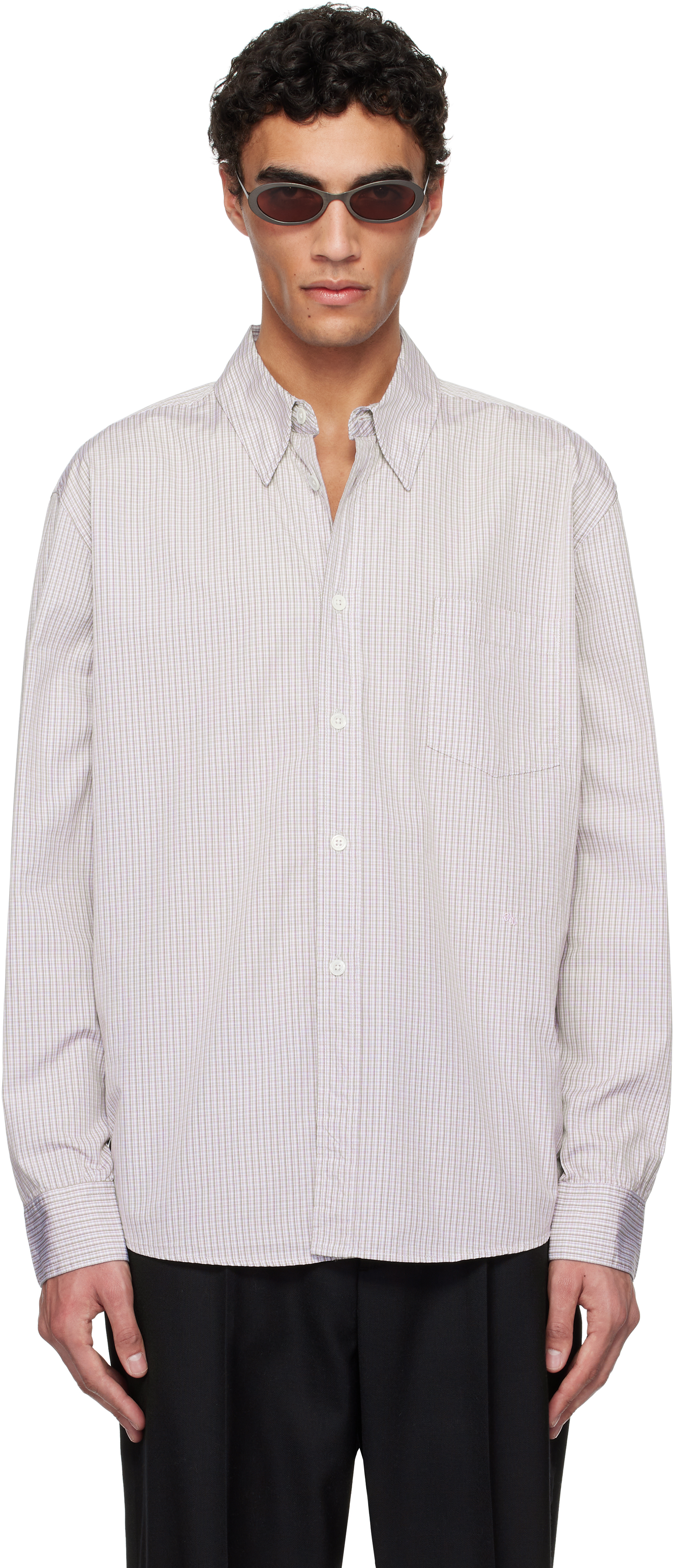 OUR LEGACYのホワイト＆パープル Beyond BD シャツがセール中