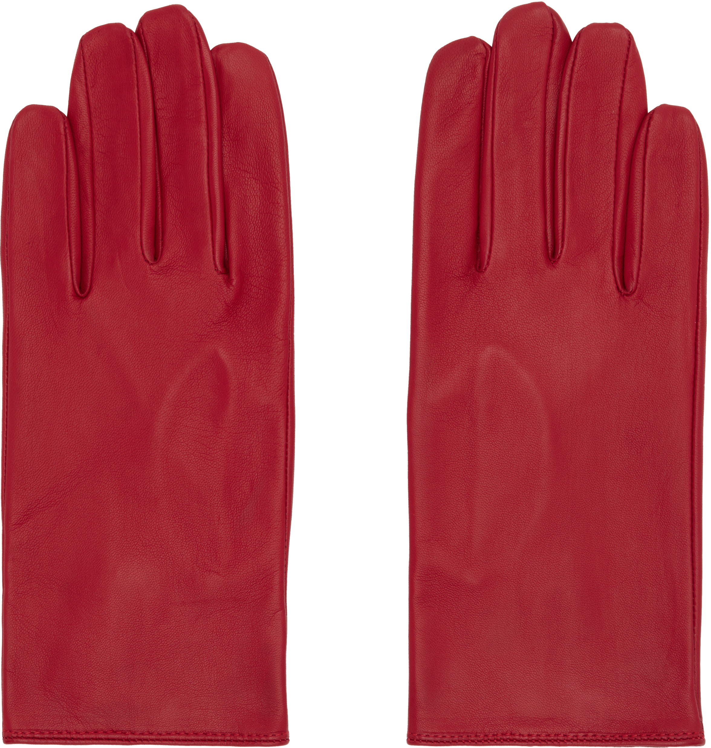 ERNEST W. BAKER: レッド レザーグローブ | SSENSE 日本