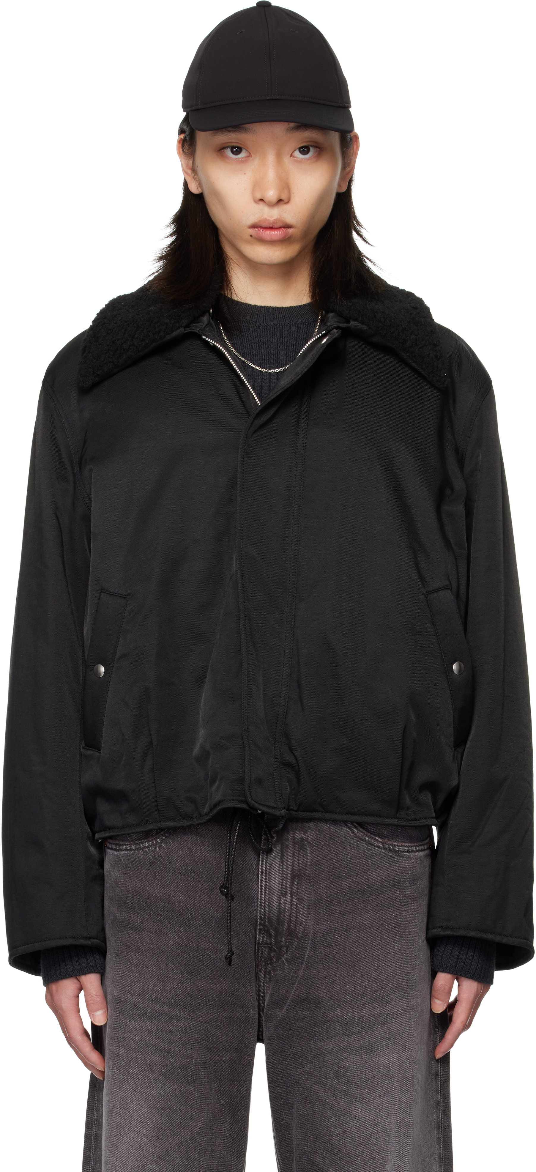 OUR LEGACYのブラック Ace ボンバージャケットがセール中