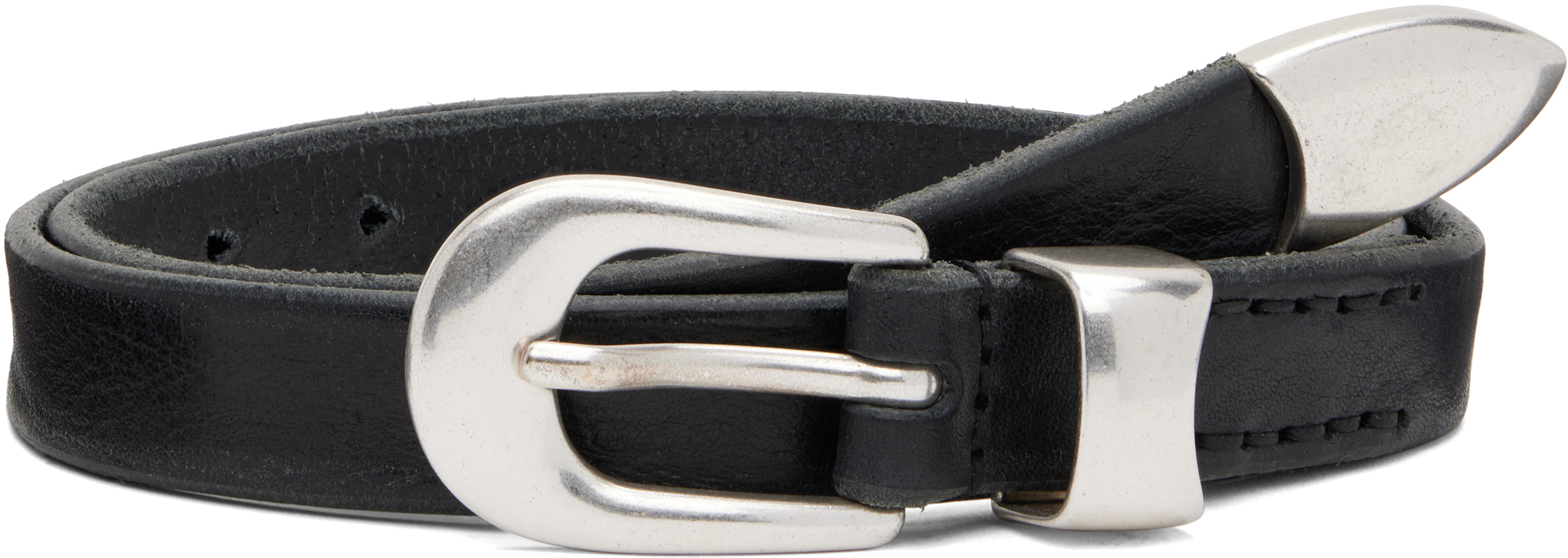 OUR LEGACY: Black 2 CM Belt | SSENSE