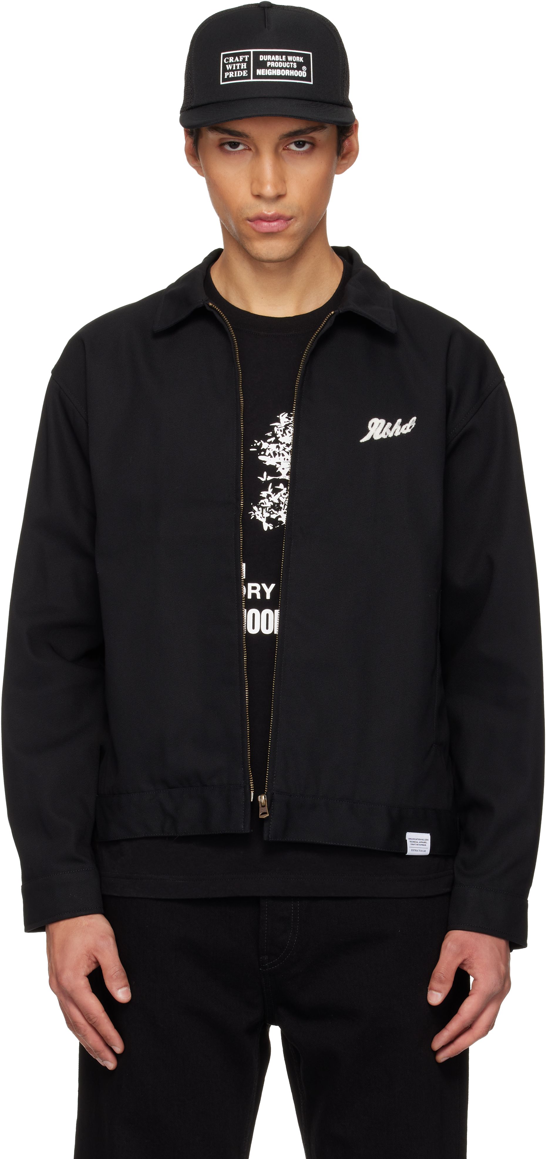 Neighborhoodのブラック ジップアップ ワークジャケットがセール中