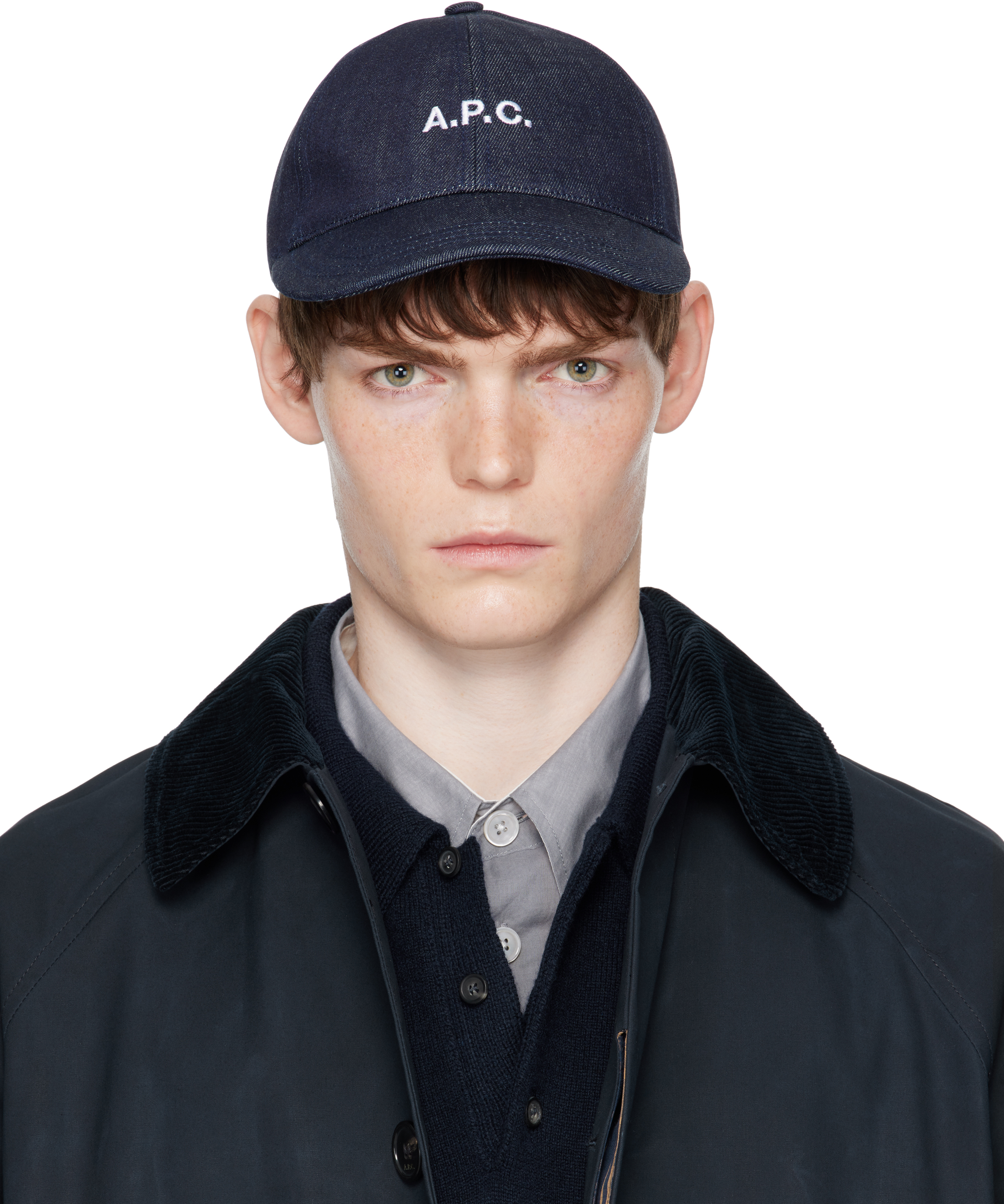A.P.C.のインディゴ Charlie キャップがセール中