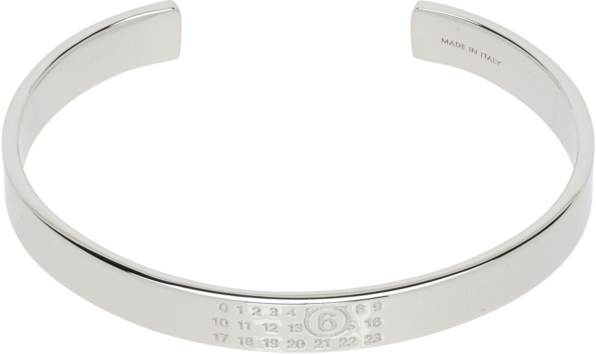 MM6 Maison Margiela: Numerical Minimal Signature カフブレスレット