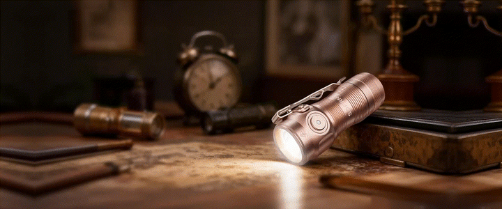 Mini Rechargeable EDC Flashlight | SOFIRN SC13 Copper