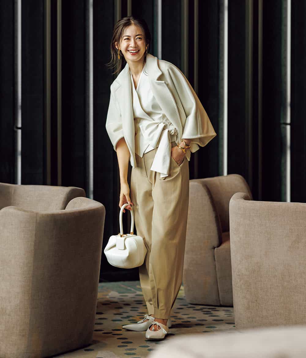 ロエベ、マックスマーラ】ハイブランドの「華やぎパンツ」で、いつもの