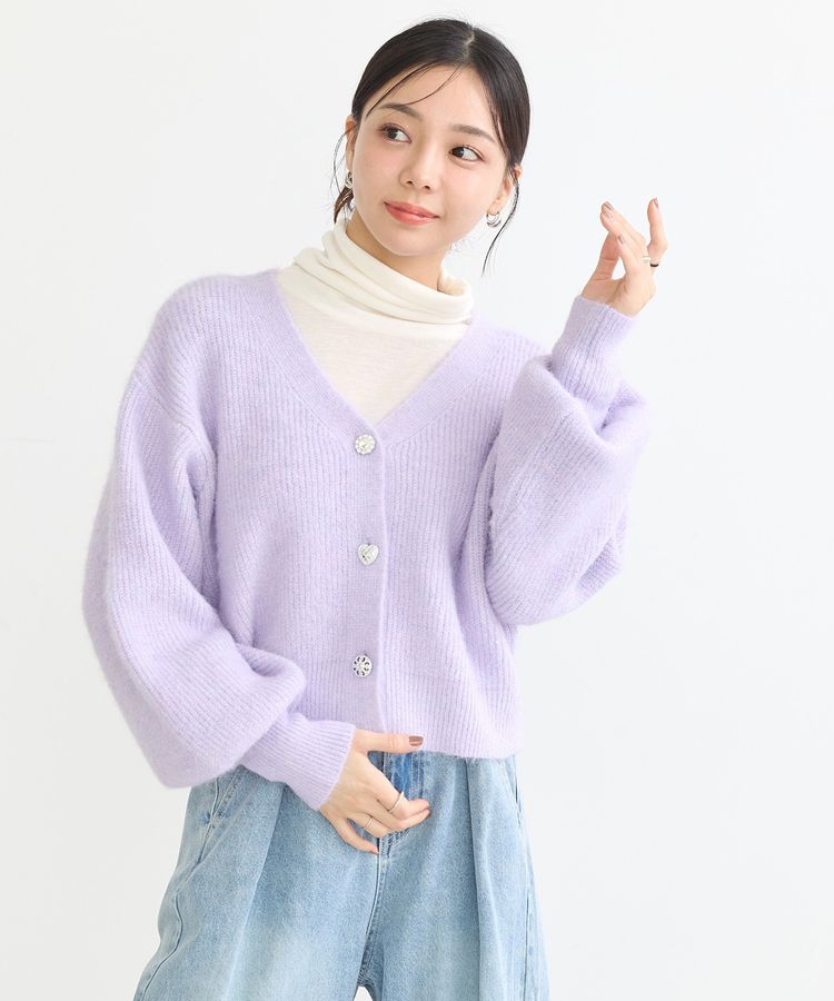 アソートキラキラボタンカーディガン/earth music&ecology（アース