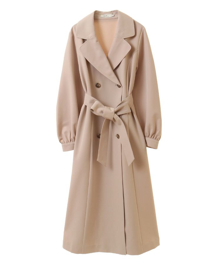 パフスリーブトレンチコート/earth music&ecology（アース