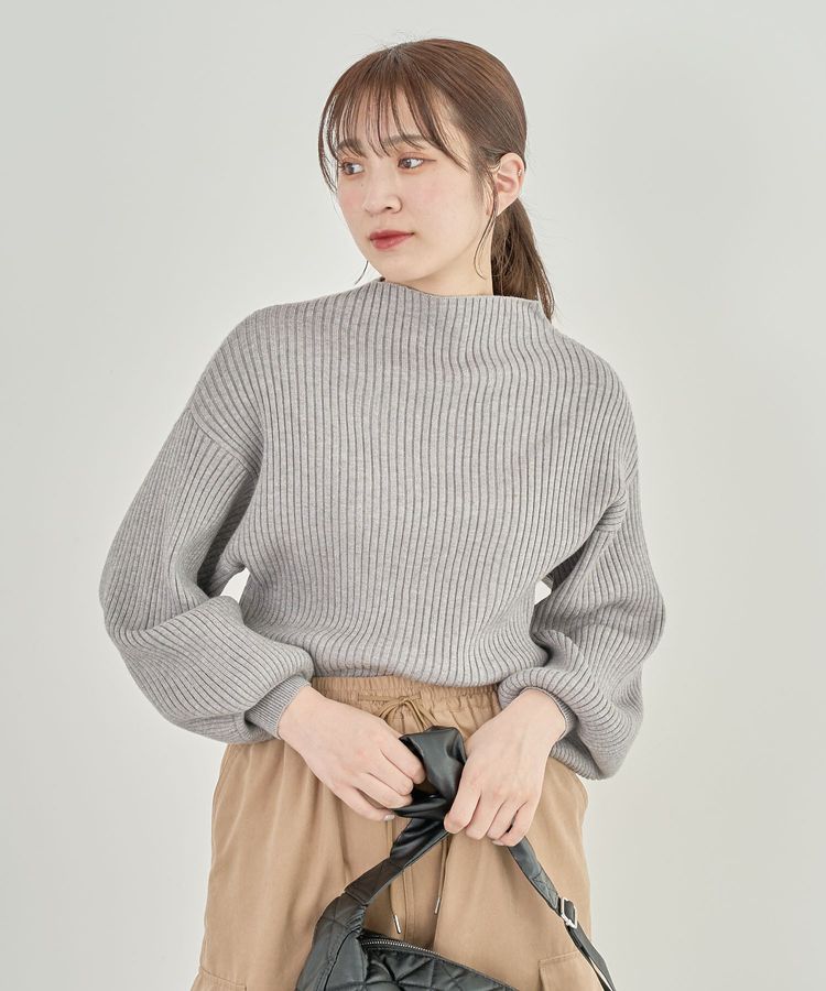 swing by ボトルネックカラーニット/Green Parks（グリーン パークス