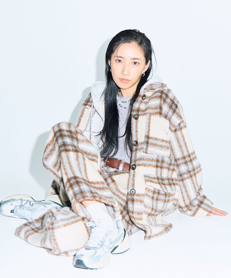 □WITH KURUMI NAKATA チェックジャケット/Green Parks（グリーン