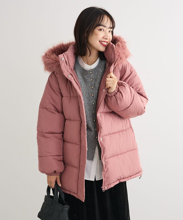 swing by ファイバーダウンベルト付コート/Green Parks（グリーン