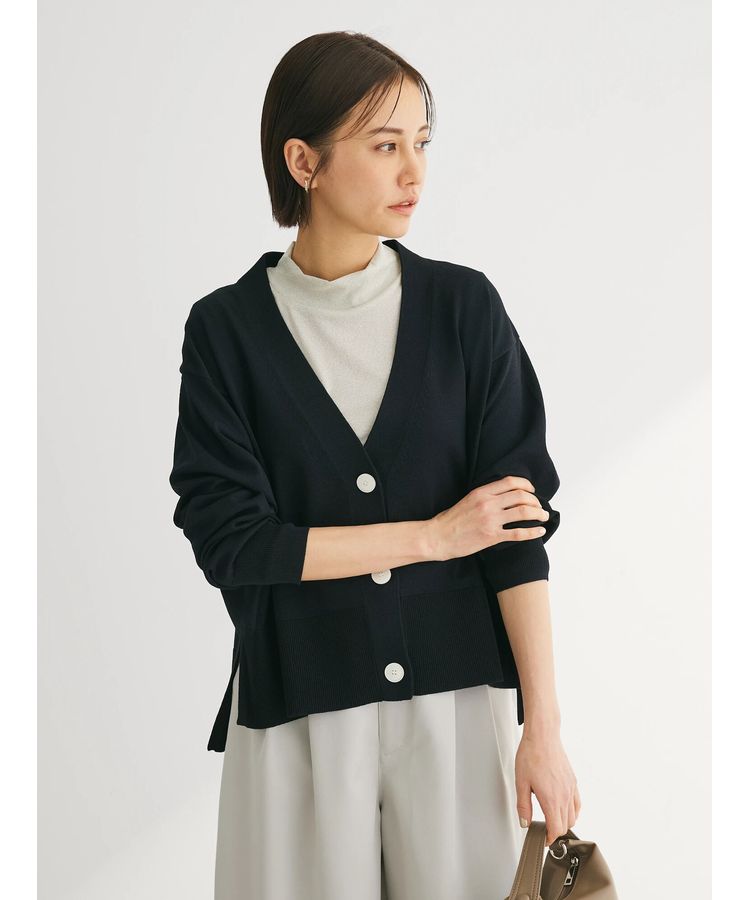 洗える ショート丈カーディガン/Green Parks（グリーン パークス）の