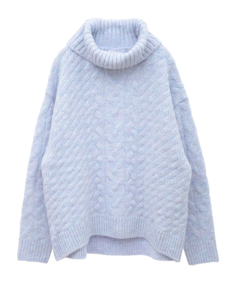 ケーブル編みハイネックニット/AnriettMusée（アンリエットミュゼ）の