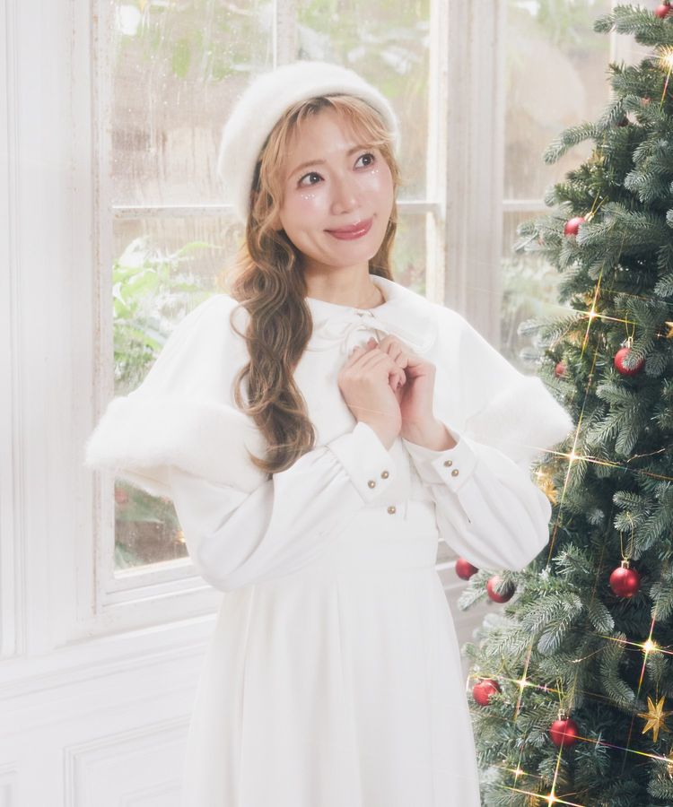 ファーケープ付きワンピース/Areeam（アリーム）のその他ワンピース