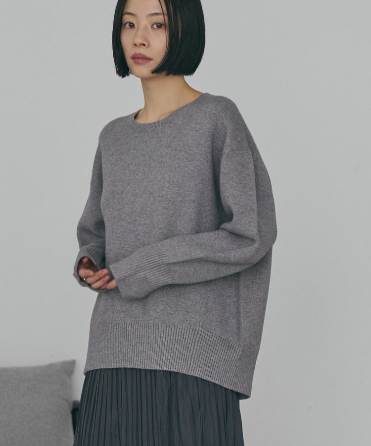 バイパチ前振りニットプルオーバー＜静電気軽減＞/AMERICAN HOLIC