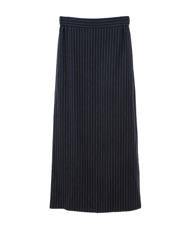ネイビーストライプロングタイトスカート/GARAGE OF GOOD CLOTHING