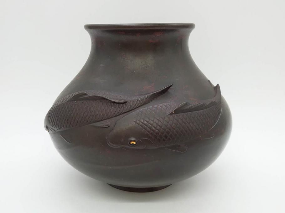 公式】アンティーク家具ラフジュ工房商品詳細ページ時代物 古銅 斑紫銅