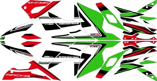 新製品】ZX-25R用グラフィックキットがMDFから登場！どの車体色にも