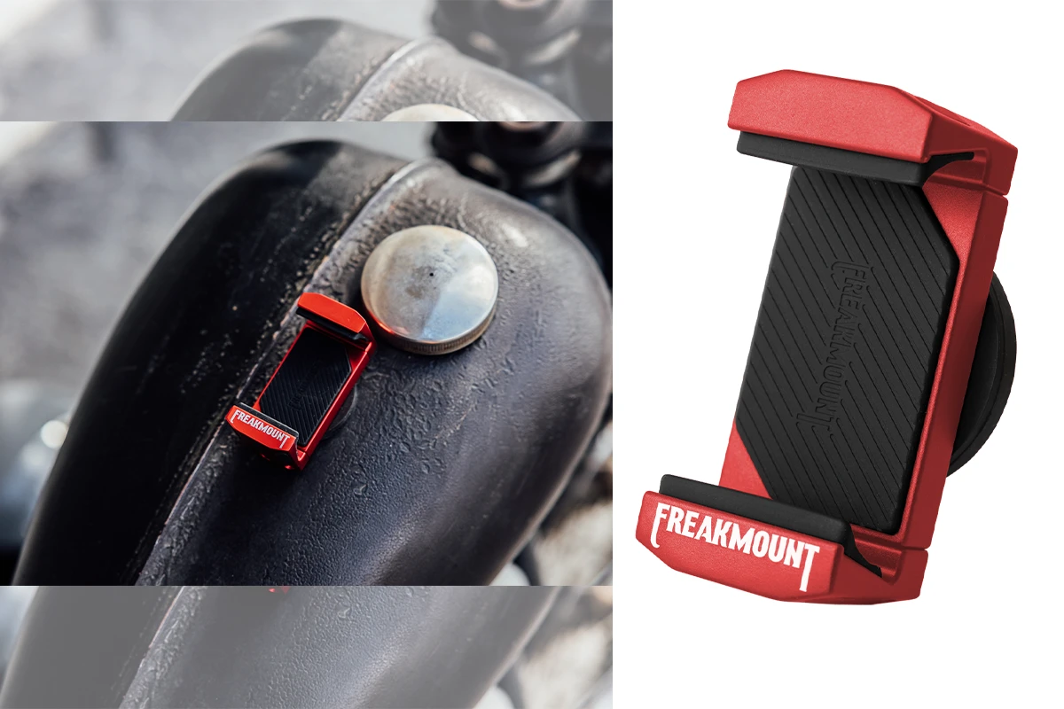 新製品】超強力マグネット式バイク用スマホホルダー「フリークマウント