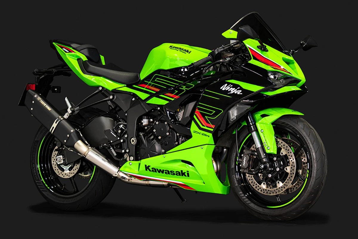 新製品】トリックスターのフルエキゾーストマフラー「IKAZUCHI」にZX