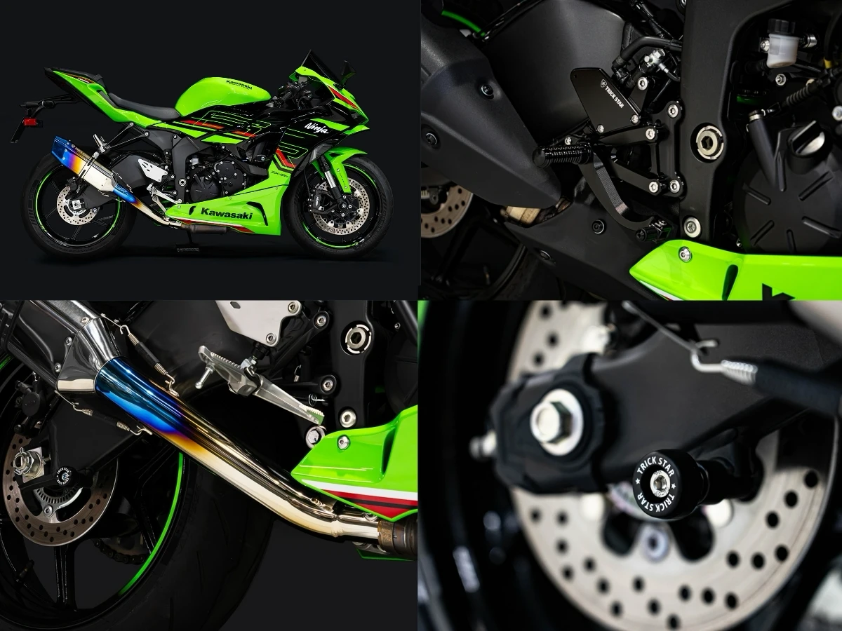 マフラーからバックステップまで勢揃い！トリックスターが「Kawasaki