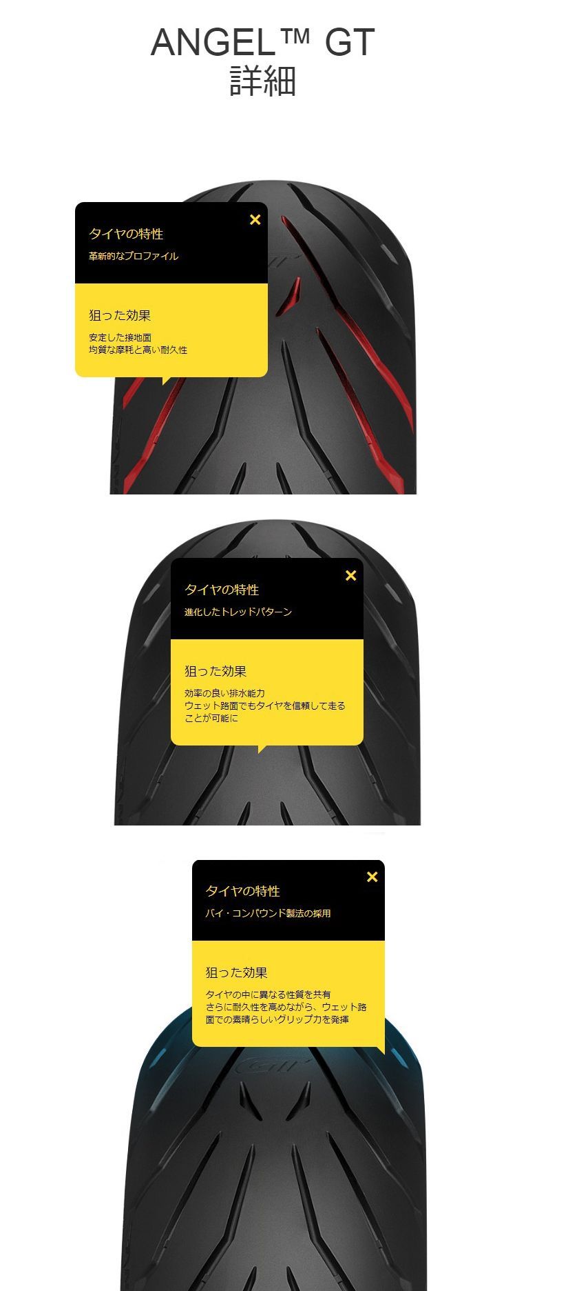 Webike | PIRELLI ピレリ ANGEL GT【120/70 ZR18 M/C (59W) TL