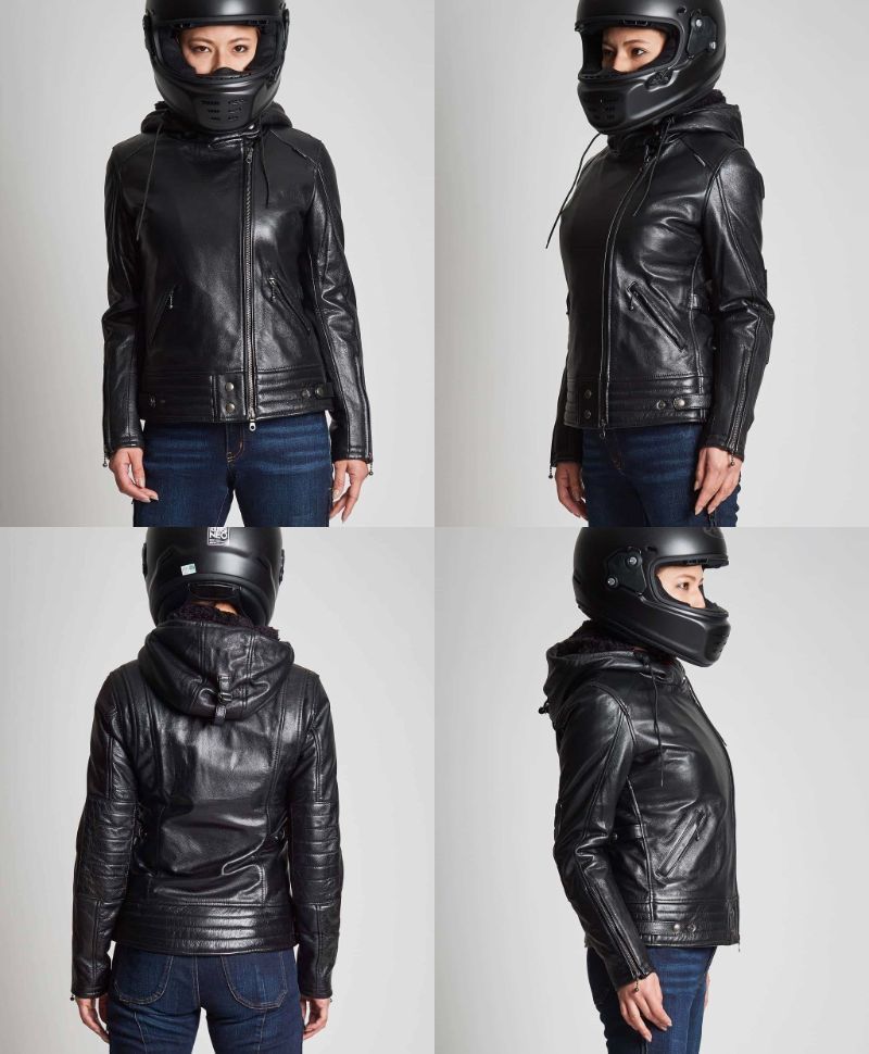 Webike | KADOYA カドヤ KL-HOODED [K'S LEATHER] レザーパーカー(1165