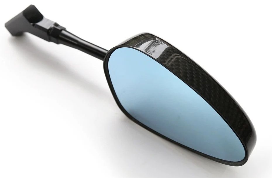 Webike | SIMOTA シモタ カーボン製ストリート広角ミラー オーバル