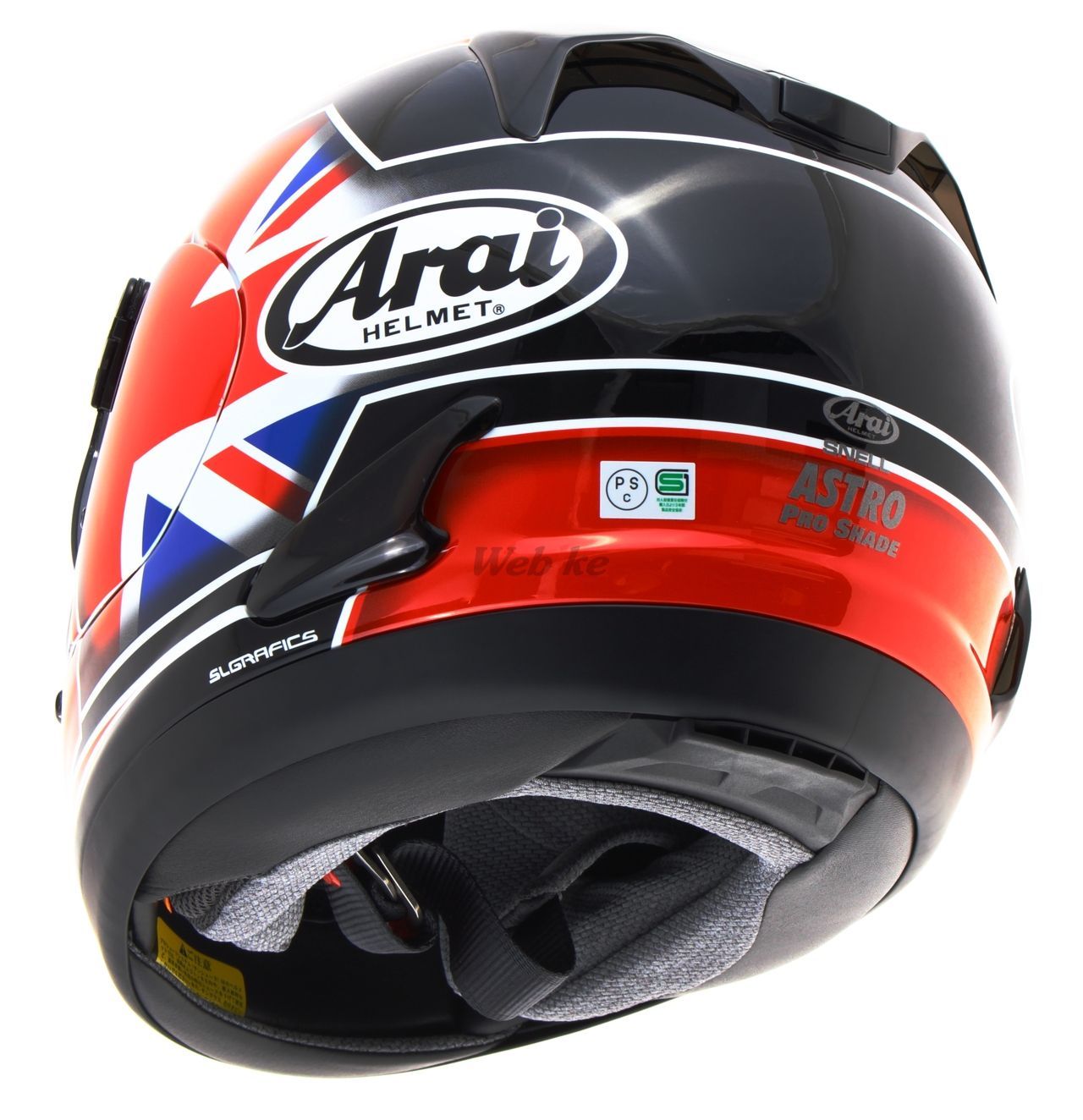 Webike | Arai アライ ASTRO PROSHADE FLAG UK [アストロ プロシェード