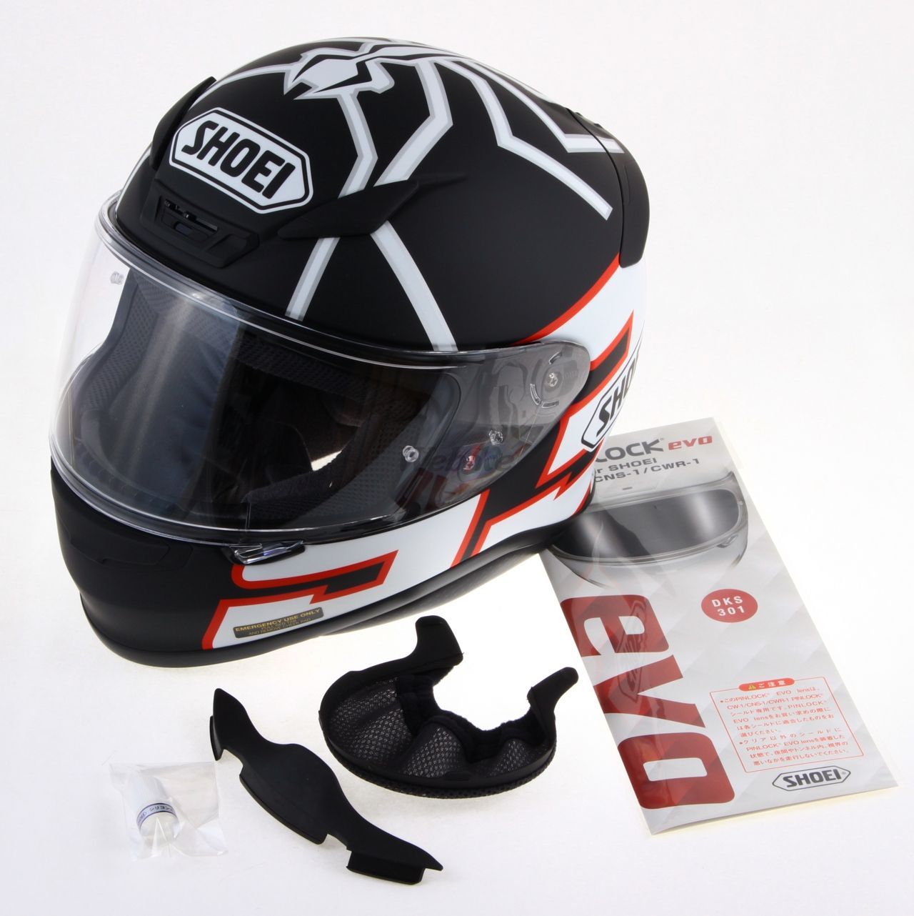 Webike | SHOEI ショウエイ Z-7 MARQUEZ BLACK ANT［ゼット-セブン