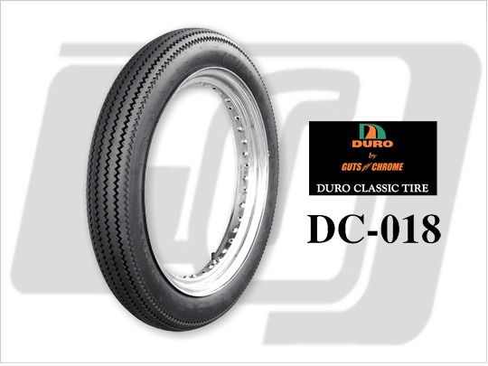 Webike | GUTS CHROME ガッツクローム DURO CLASSIC タイヤ 【18×4.00