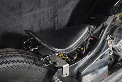 Webike | 部品屋K&W 専用ソロシートキット スプリングタイプ (本革