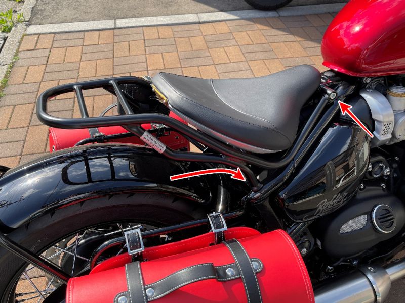 TRIUMPH BONNEVILLE BOBBER HEPCO＆BECKER:ヘプコ＆ベッカー リア