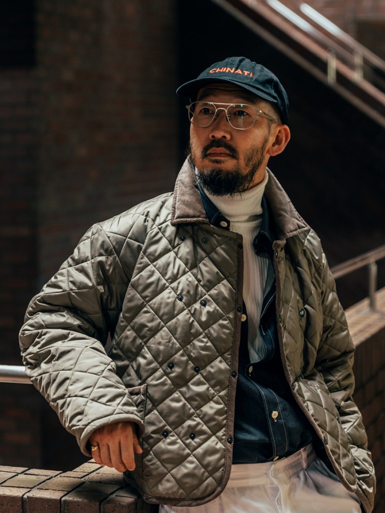 アウターにもインナーにも！ レショップ×ラベンハムの大人な