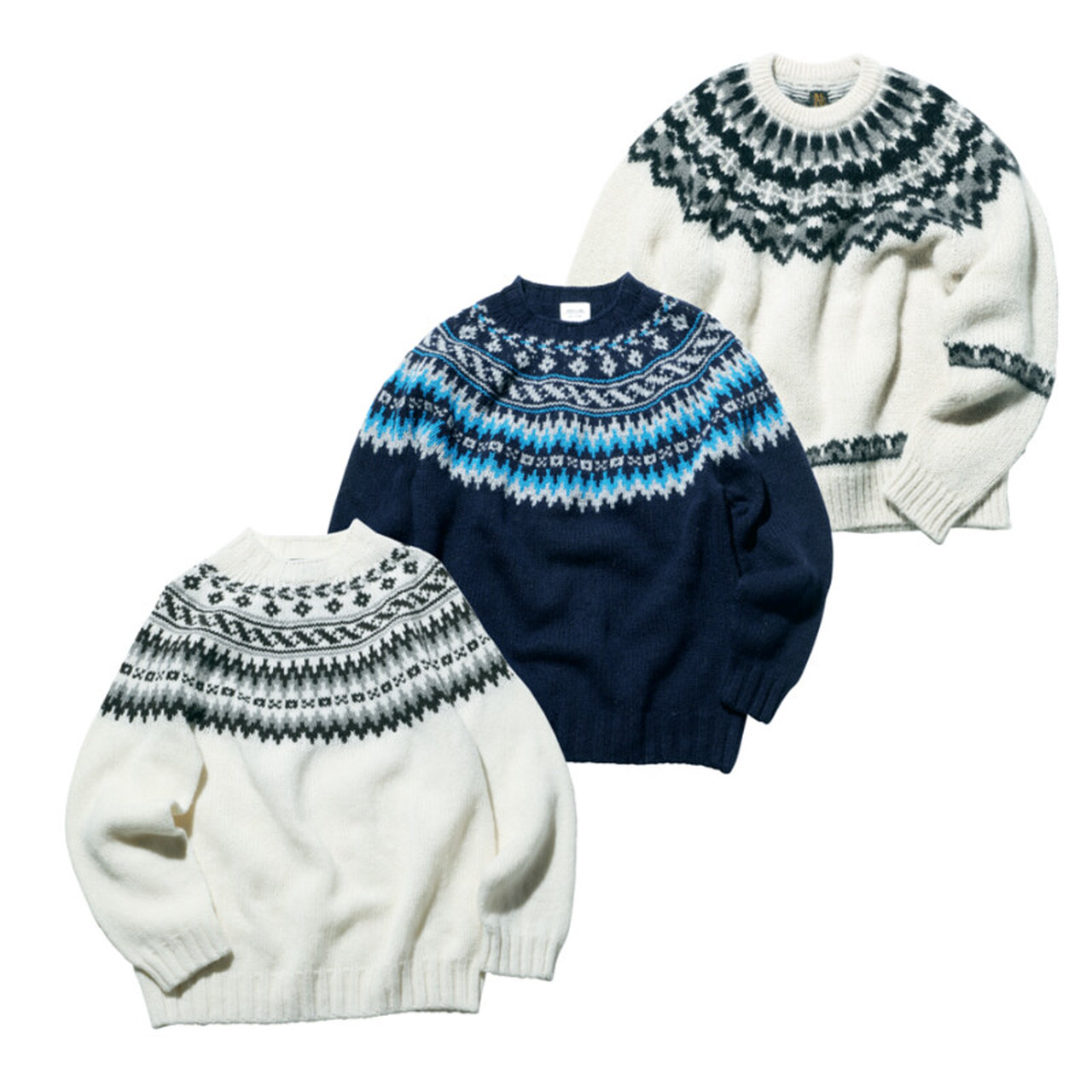 人気再燃って本当？ この冬、大人が着るべき「ノルディックニット」3選