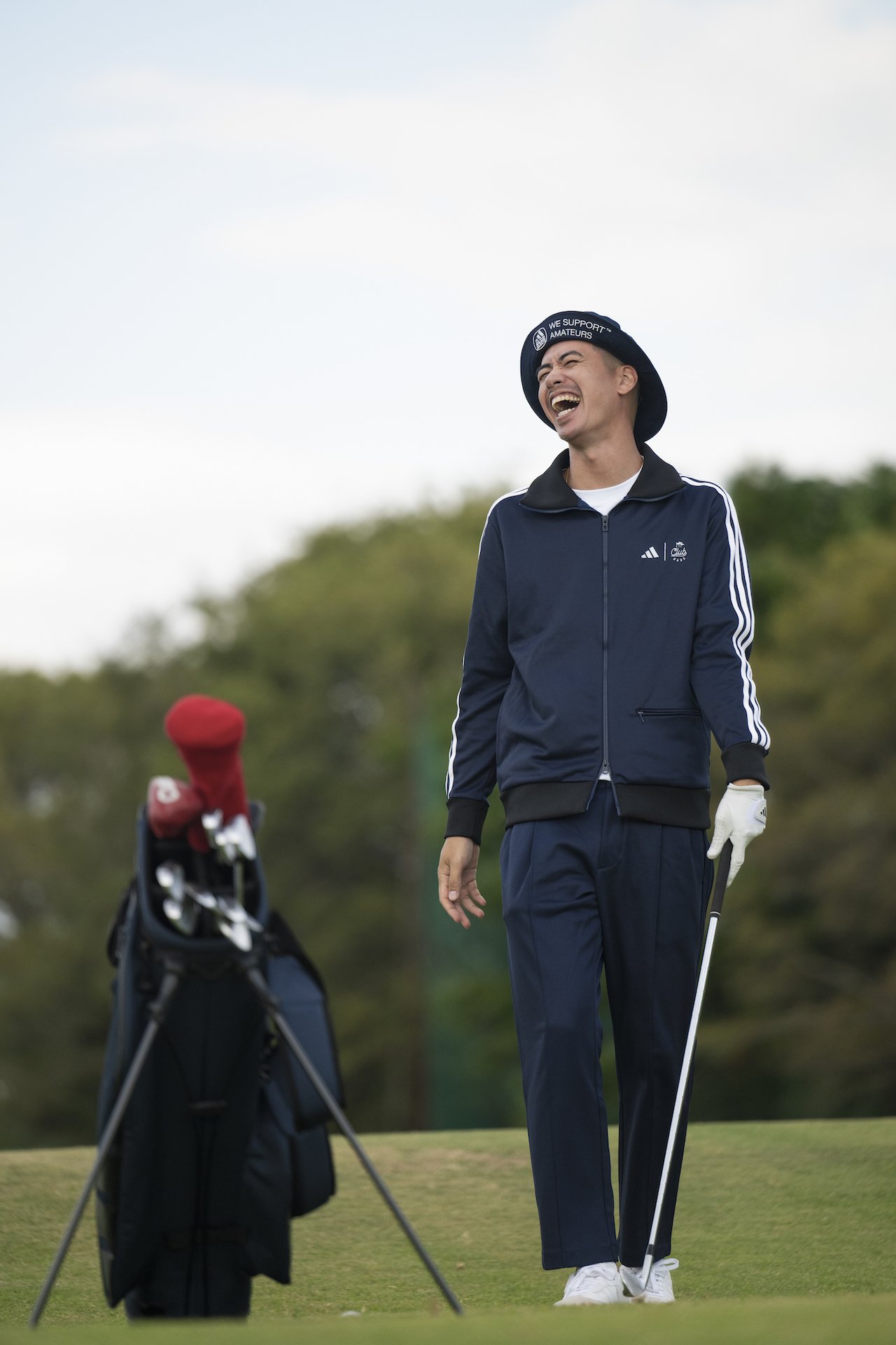 おしゃれな大人のゴルフウェア】完売必至。80年代のトラックスーツを